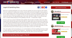Desktop Screenshot of legalusgamblingsites.com